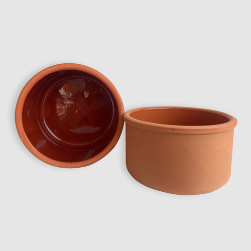 Derin İçi Sırlı Çömlek Yoğurt Kasesi